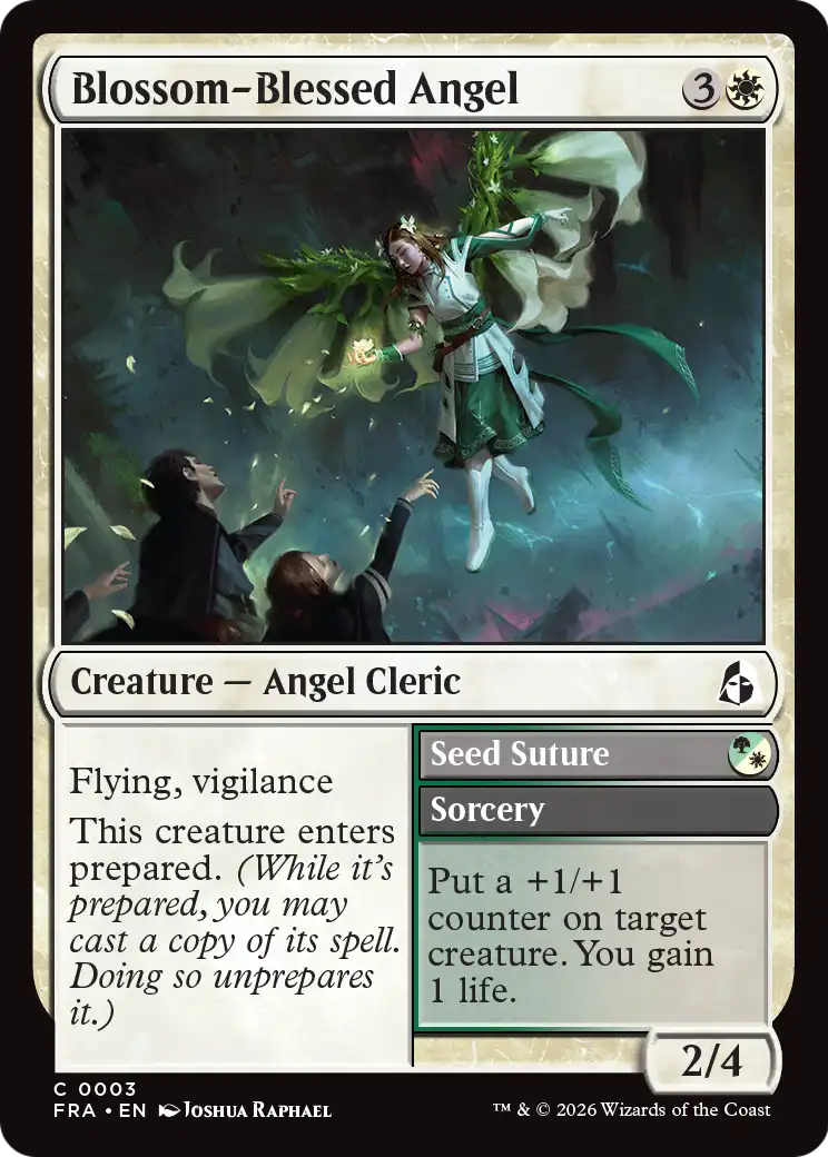 Blossom-Blessed Angel [Reality Fracture] | Jomio and Rueliete's Cards and Comics