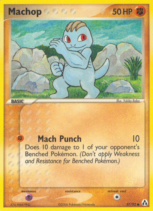 Machop (57/92) [EX: Legend Maker] | Jomio and Rueliete's Cards and Comics