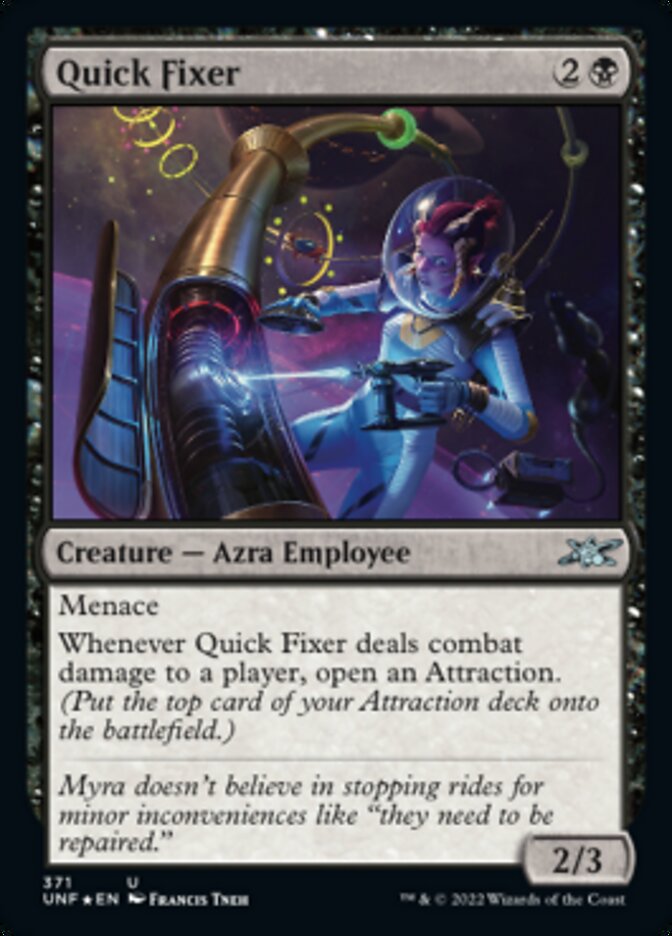 Quick Fixer (Galaxy Foil) [Unfinity] | Jomio and Rueliete's Cards and Comics