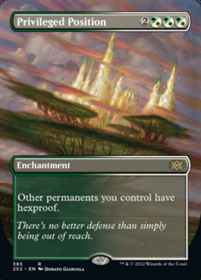 Privileged Position (Borderless Alternate Art) [Double Masters 2022] | Jomio and Rueliete's Cards and Comics