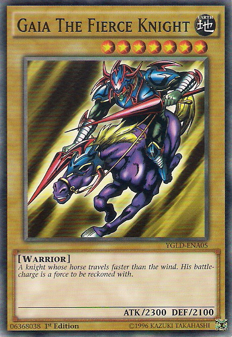 Gaia The Fierce Knight [YGLD-ENA05] Common | Jomio and Rueliete's Cards and Comics
