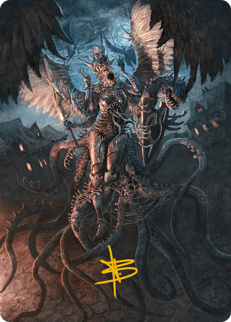 Angelic Aberration Art Card (Gold-Stamped Signature) [Modern Horizons 3 Art Series] | Jomio and Rueliete's Cards and Comics