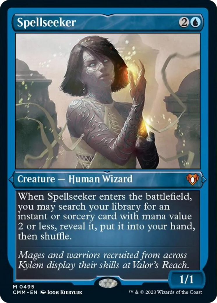 Spellseeker (Foil Etched) [Commander Masters] | Jomio and Rueliete's Cards and Comics
