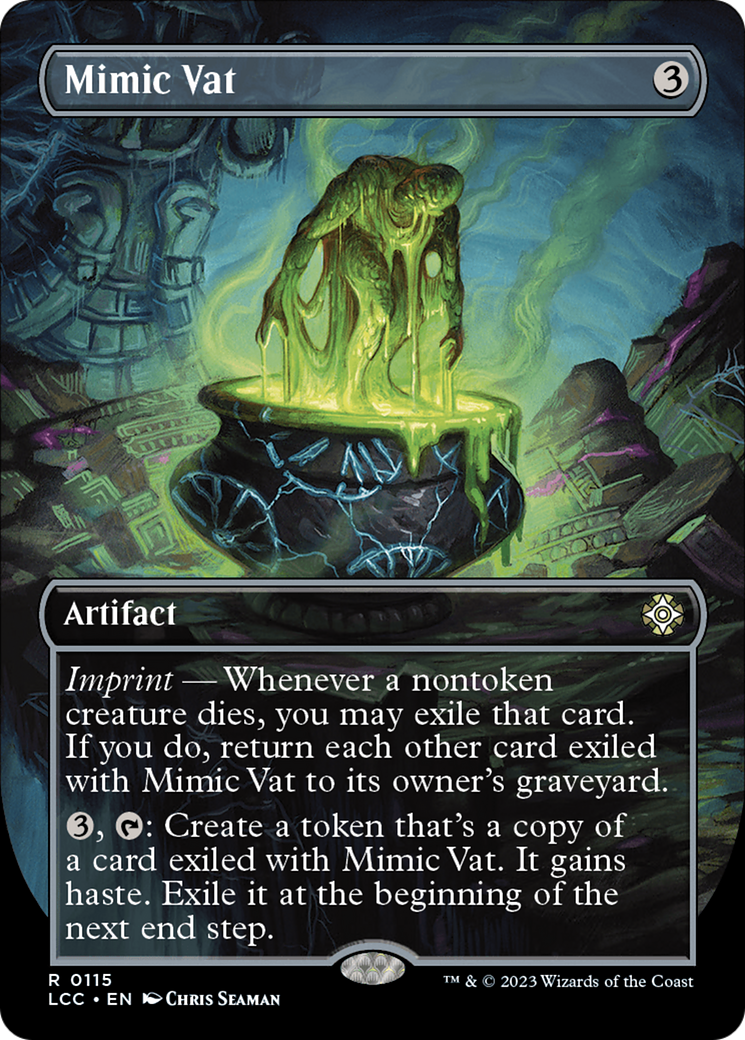 Mimic Vat (Borderless) [The Lost Caverns of Ixalan Commander] | Jomio and Rueliete's Cards and Comics