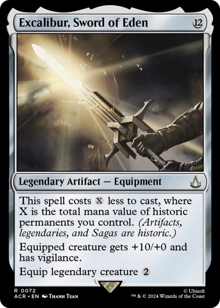Excalibur, Sword of Eden [Assassin's Creed] | Jomio and Rueliete's Cards and Comics