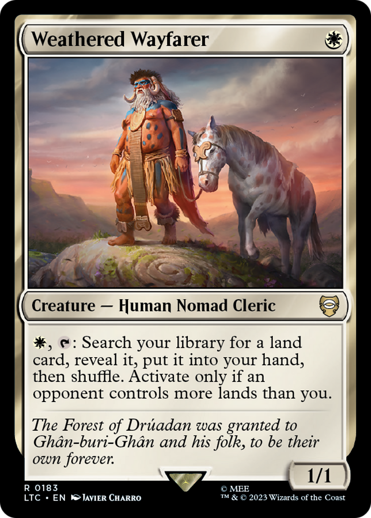 Weathered Wayfarer [The Lord of the Rings: Tales of Middle-Earth Commander] | Jomio and Rueliete's Cards and Comics