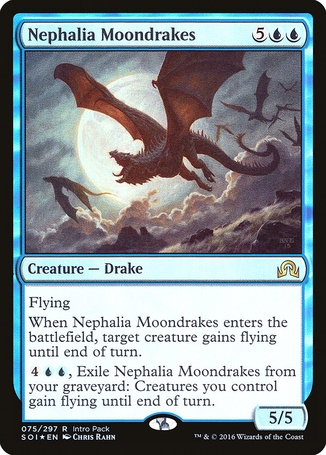 Nephalia Moondrakes (Intro Pack) [Shadows over Innistrad Promos] | Jomio and Rueliete's Cards and Comics