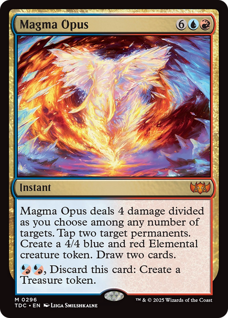 Magma Opus [Tarkir: Dragonstorm Commander] | Jomio and Rueliete's Cards and Comics