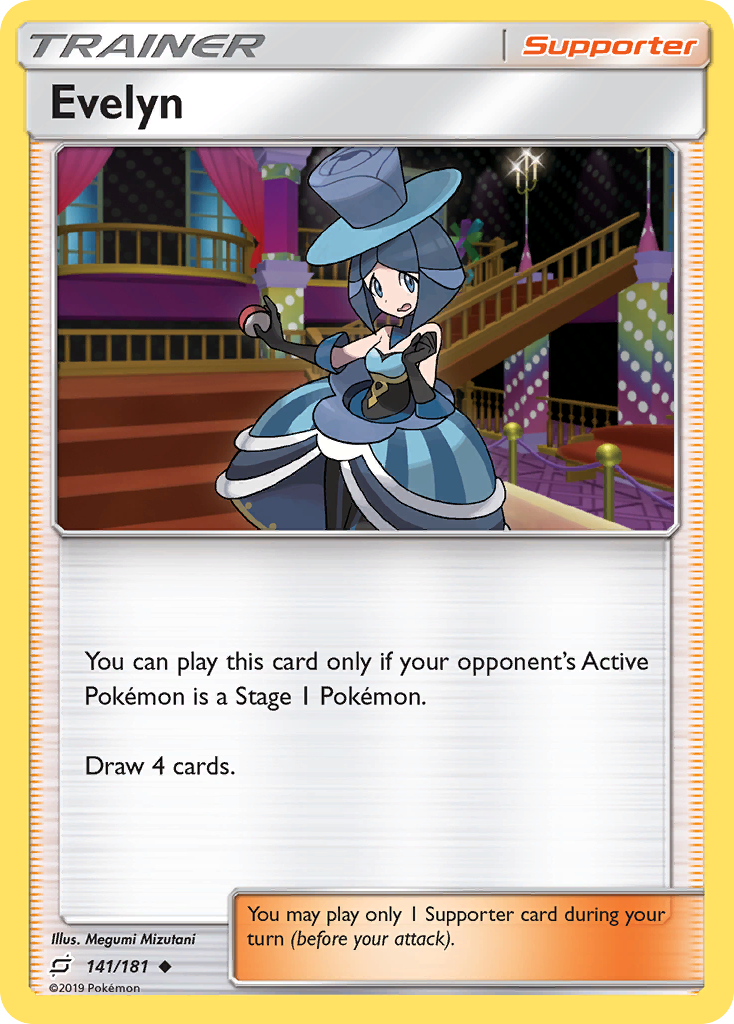 Evelyn (141/181) [Sun & Moon: Team Up] | Jomio and Rueliete's Cards and Comics
