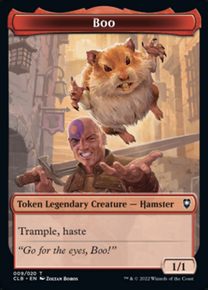 Boo Token [Commander Legends: Battle for Baldur's Gate Tokens] | Jomio and Rueliete's Cards and Comics