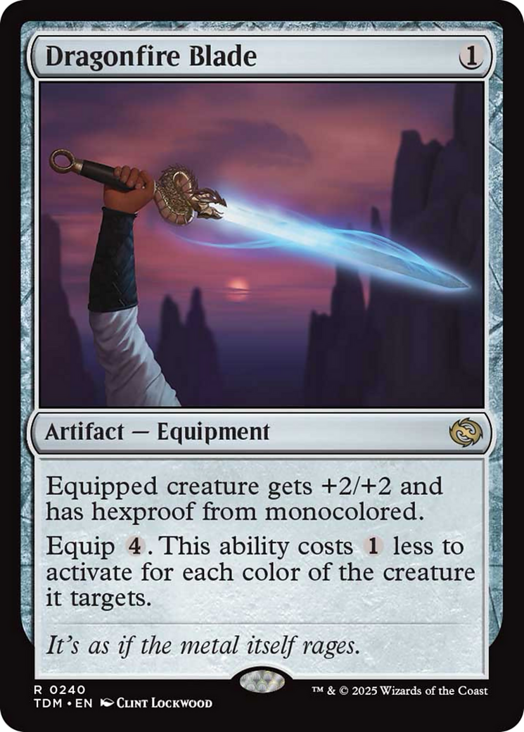 Dragonfire Blade [Tarkir: Dragonstorm] | Jomio and Rueliete's Cards and Comics