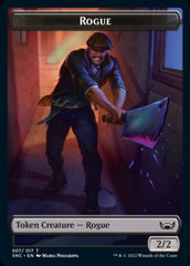 Cat // Rogue Double-Sided Token [Streets of New Capenna Tokens] | Jomio and Rueliete's Cards and Comics