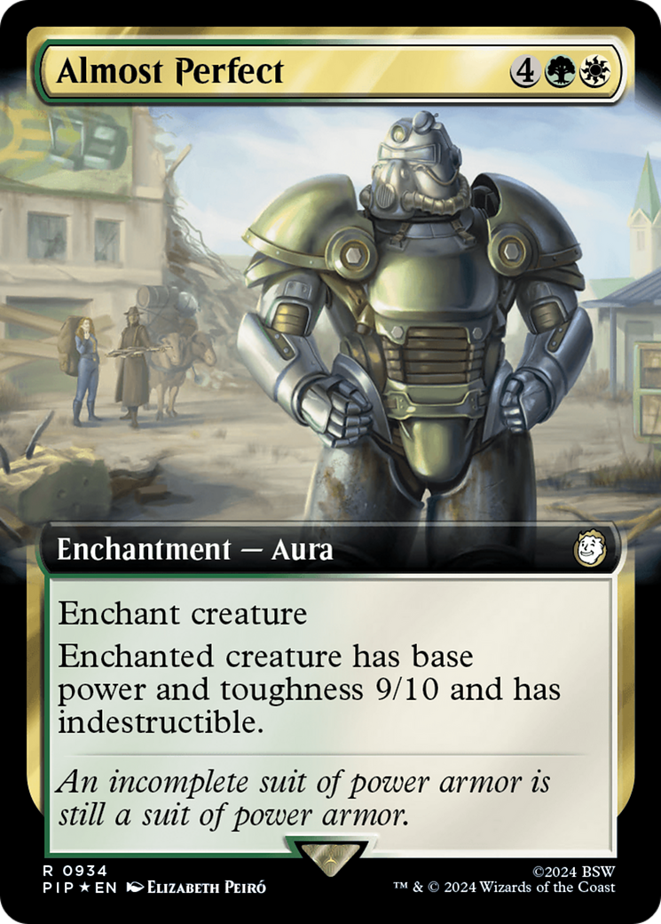 Almost Perfect (Extended Art) (Surge Foil) [Fallout] | Jomio and Rueliete's Cards and Comics