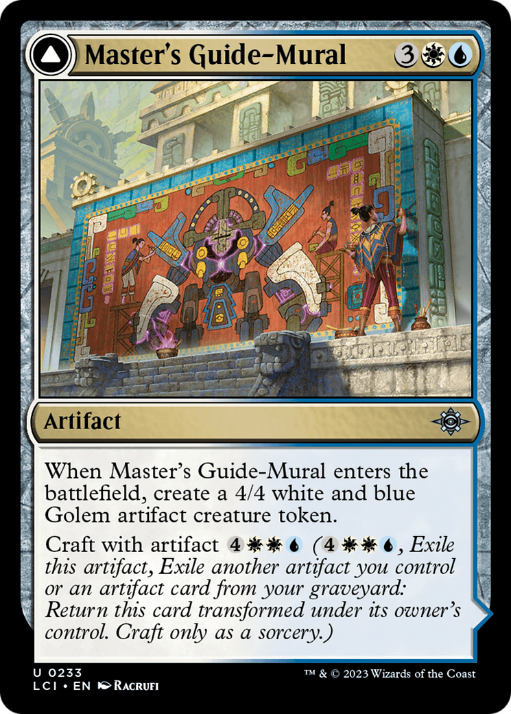 Master's Guide-Mural // Master's Manufactory [The Lost Caverns of Ixalan] | Jomio and Rueliete's Cards and Comics