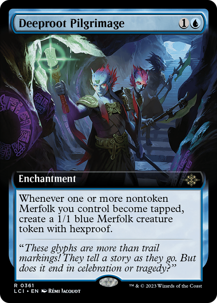 Deeproot Pilgrimage (Extended Art) [The Lost Caverns of Ixalan] | Jomio and Rueliete's Cards and Comics