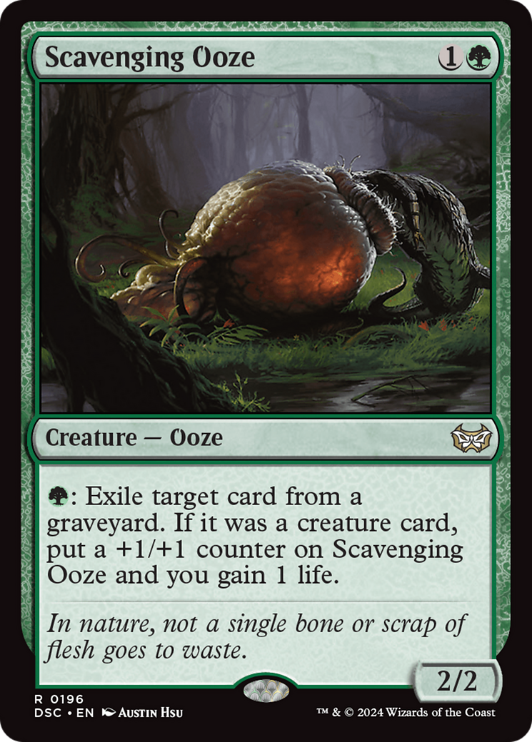 Scavenging Ooze [Duskmourn: House of Horror Commander] | Jomio and Rueliete's Cards and Comics