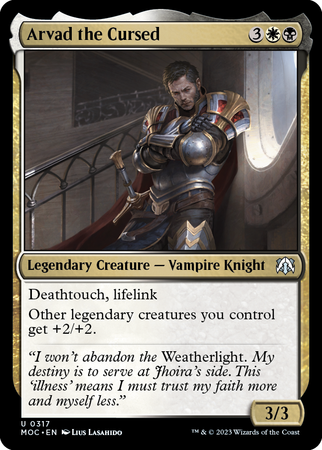 Arvad the Cursed [March of the Machine Commander] | Jomio and Rueliete's Cards and Comics