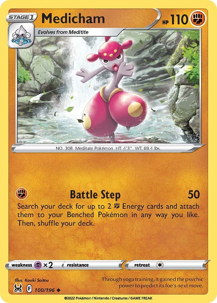 Medicham (100/196) [Sword & Shield: Lost Origin] | Jomio and Rueliete's Cards and Comics