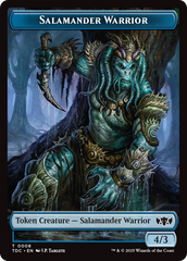 Salamander Warrior // Zombie Druid Double-Sided Token [Tarkir: Dragonstorm Commander Tokens] | Jomio and Rueliete's Cards and Comics
