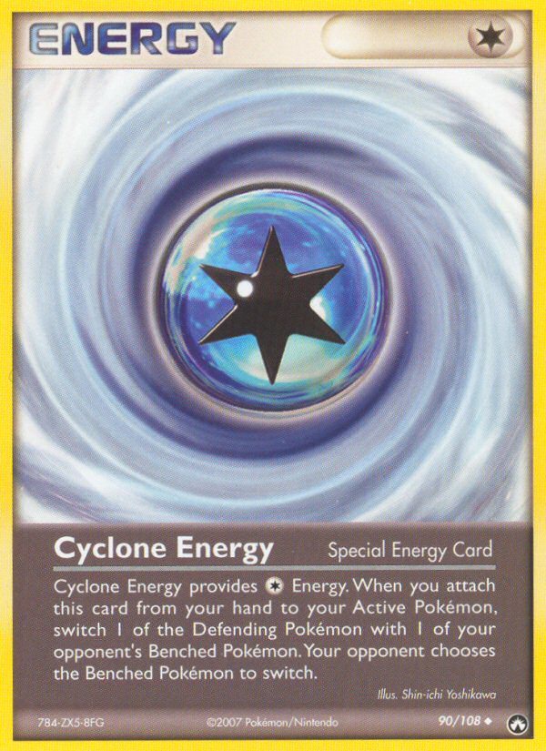 Cyclone Energy (90/108) [EX: Power Keepers] | Jomio and Rueliete's Cards and Comics