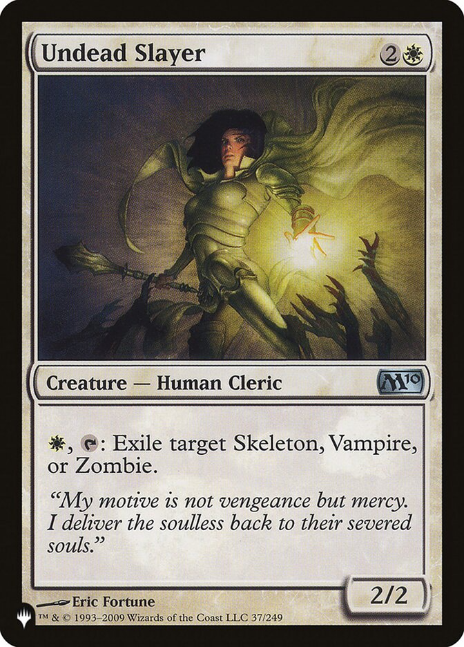Undead Slayer [The List] | Jomio and Rueliete's Cards and Comics