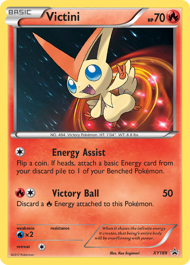 Victini (XY189) [XY: Black Star Promos] | Jomio and Rueliete's Cards and Comics