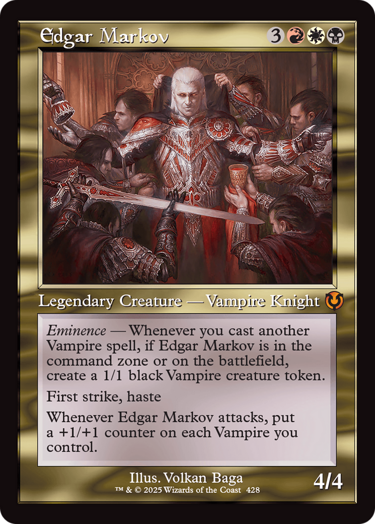 Edgar Markov (Retro Frame) [Innistrad Remastered] | Jomio and Rueliete's Cards and Comics