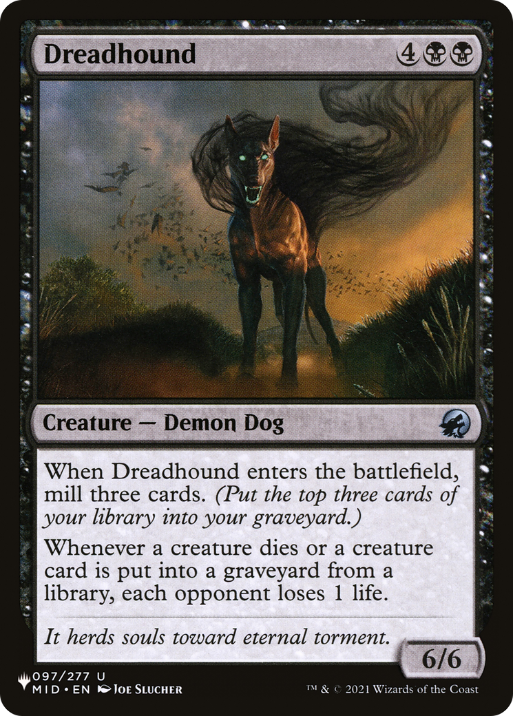 Dreadhound [The List] | Jomio and Rueliete's Cards and Comics