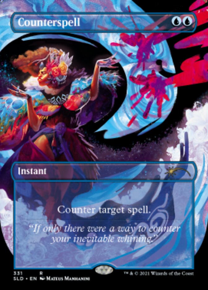 Counterspell (Borderless) [Secret Lair Drop Series] | Jomio and Rueliete's Cards and Comics
