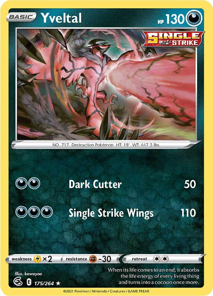 Yveltal (175/264) [Sword & Shield: Fusion Strike] | Jomio and Rueliete's Cards and Comics