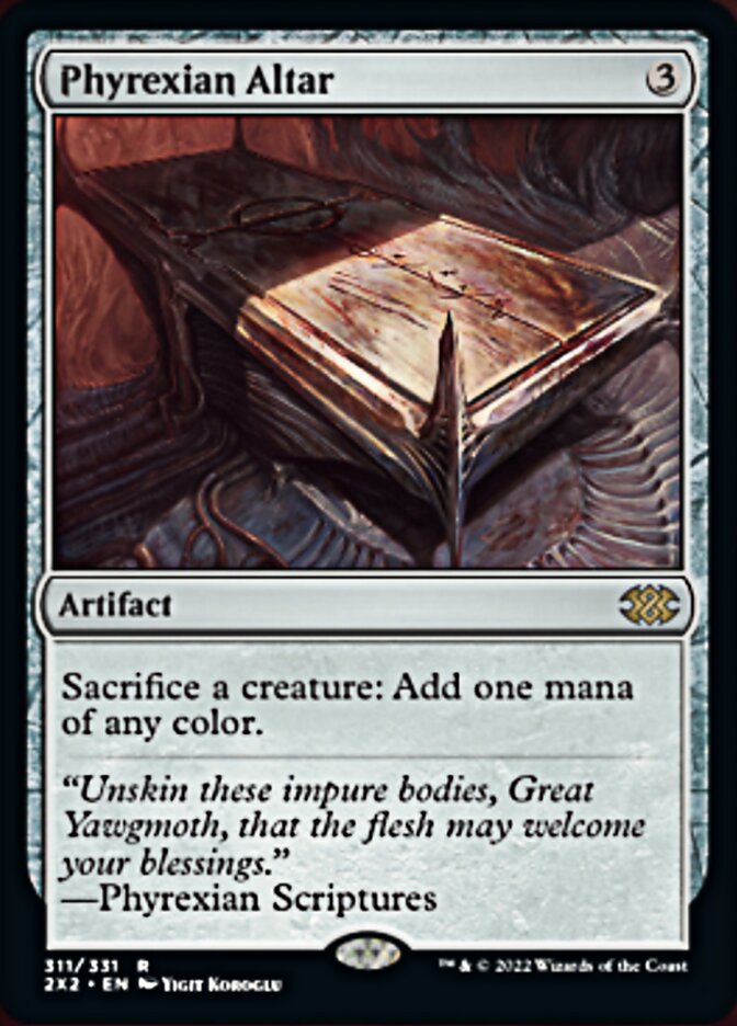 Phyrexian Altar [Double Masters 2022] | Jomio and Rueliete's Cards and Comics