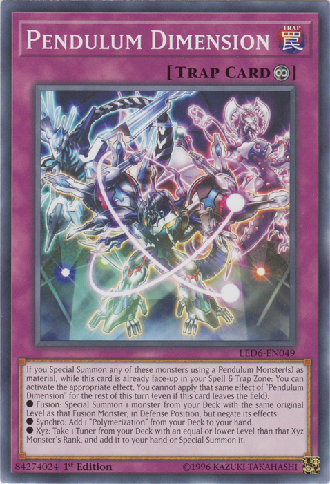 Pendulum Dimension [LED6-EN049] Common | Jomio and Rueliete's Cards and Comics