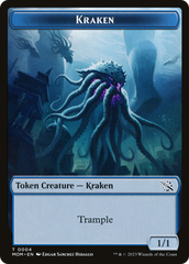 Soldier // Kraken Double-Sided Token [March of the Machine Tokens] | Jomio and Rueliete's Cards and Comics