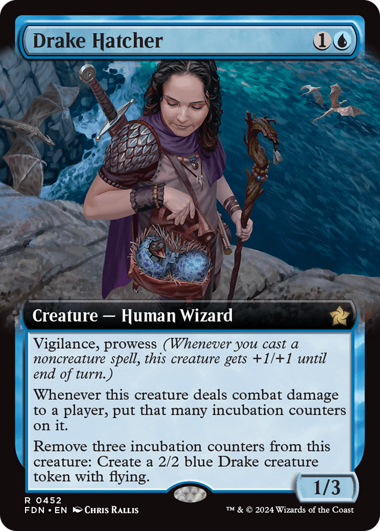 Drake Hatcher (Extended Art) [Foundations] | Jomio and Rueliete's Cards and Comics