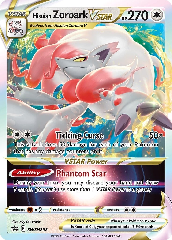 Hisuian Zoroark VSTAR (SWSH298) [Sword & Shield: Black Star Promos] | Jomio and Rueliete's Cards and Comics