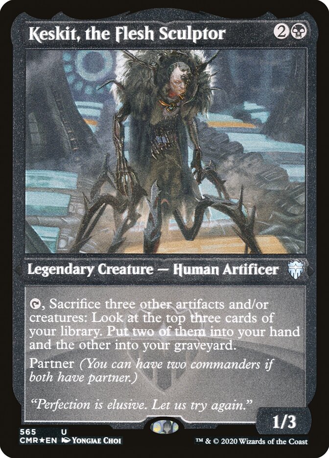 Keskit, the Flesh Sculptor (Etched) [Commander Legends] | Jomio and Rueliete's Cards and Comics