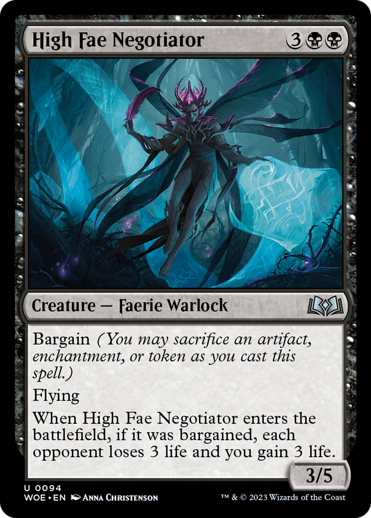 High Fae Negotiator [Wilds of Eldraine] | Jomio and Rueliete's Cards and Comics