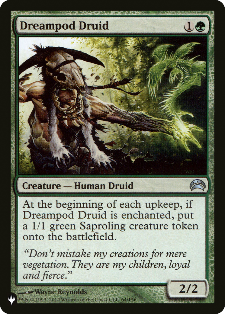 Dreampod Druid [The List] | Jomio and Rueliete's Cards and Comics