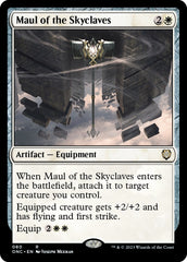 Maul of the Skyclaves [Phyrexia: All Will Be One Commander] | Jomio and Rueliete's Cards and Comics