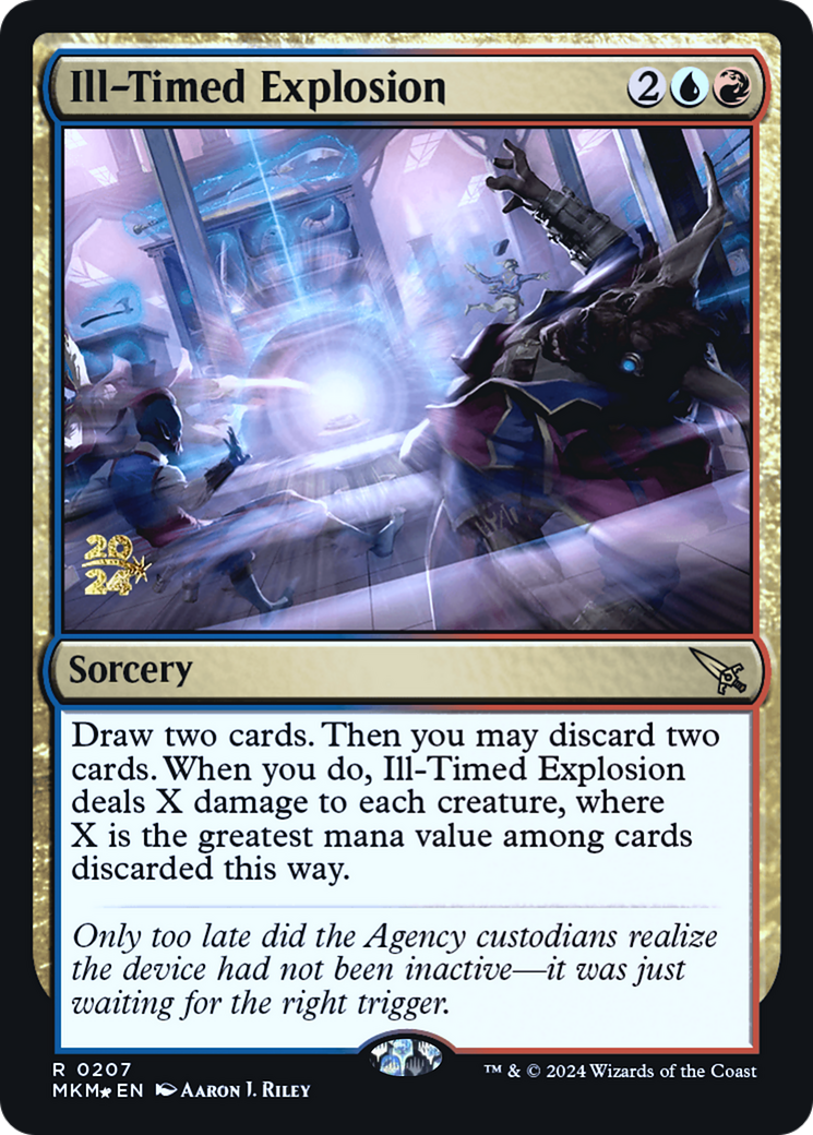 Ill-Timed Explosion [Murders at Karlov Manor Prerelease Promos] | Jomio and Rueliete's Cards and Comics