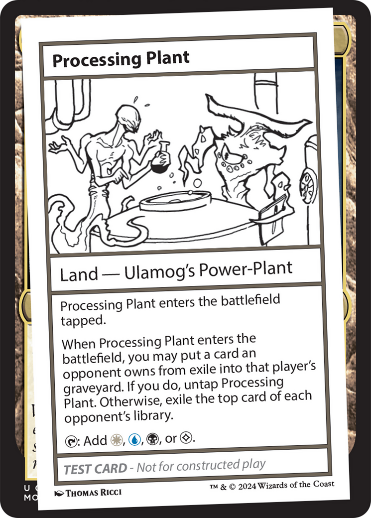 Processing Plant [Mystery Booster 2 Playtest Cards] | Jomio and Rueliete's Cards and Comics