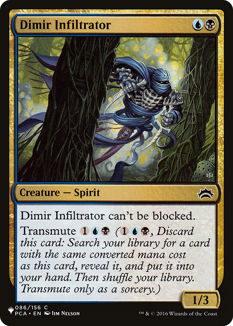Dimir Infiltrator [The List] | Jomio and Rueliete's Cards and Comics