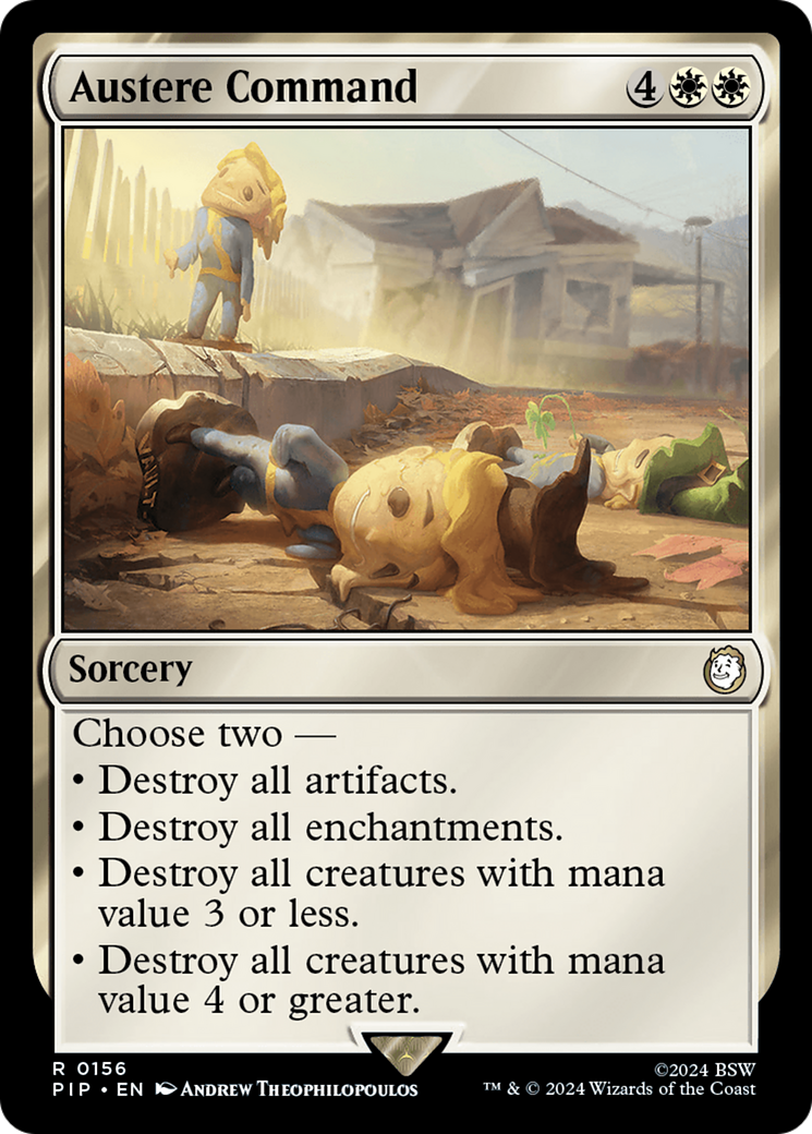 Austere Command [Fallout] | Jomio and Rueliete's Cards and Comics