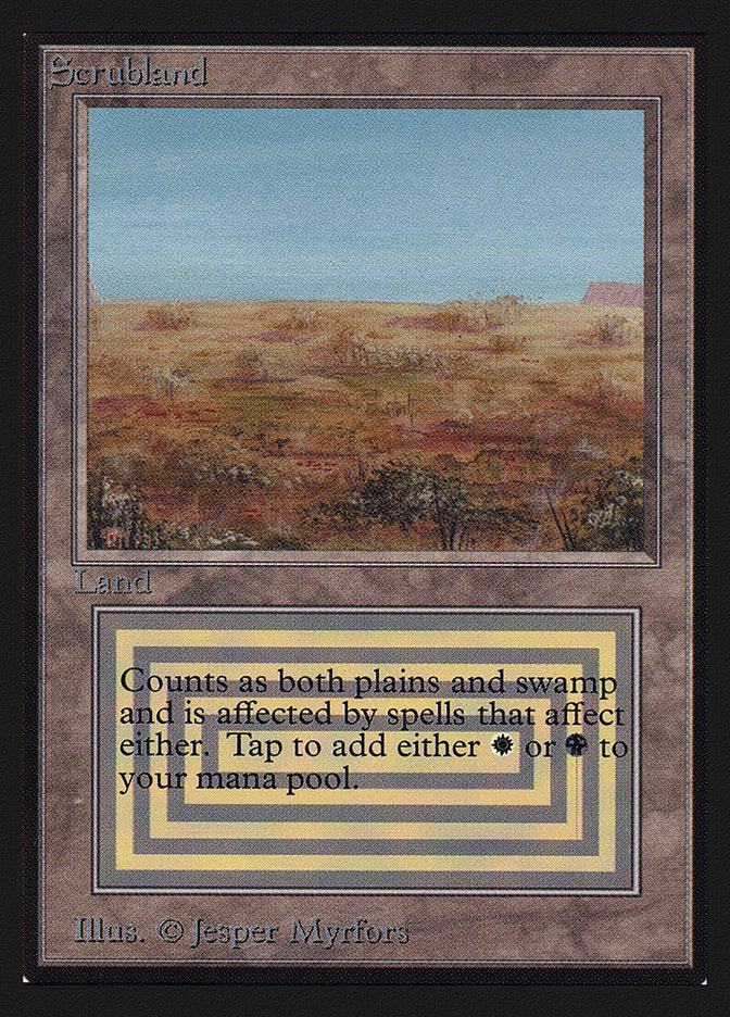 Scrubland [Collectors' Edition] | Jomio and Rueliete's Cards and Comics