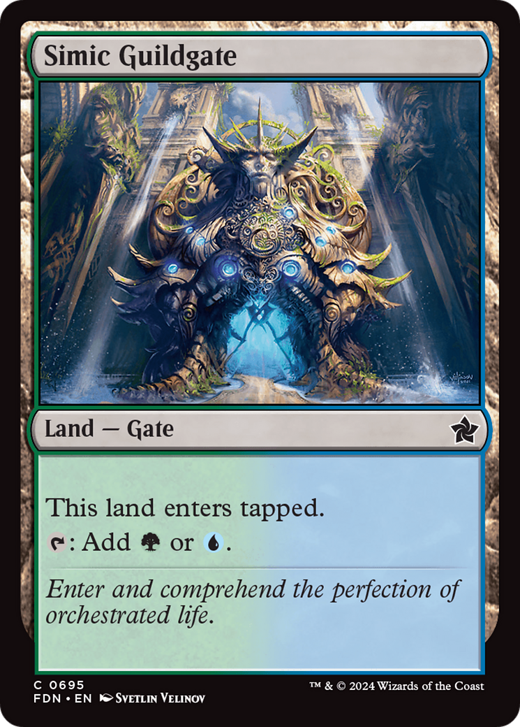 Simic Guildgate [Foundations] | Jomio and Rueliete's Cards and Comics