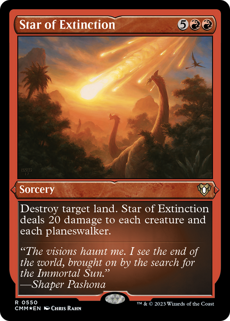 Star of Extinction (Foil Etched) [Commander Masters] | Jomio and Rueliete's Cards and Comics