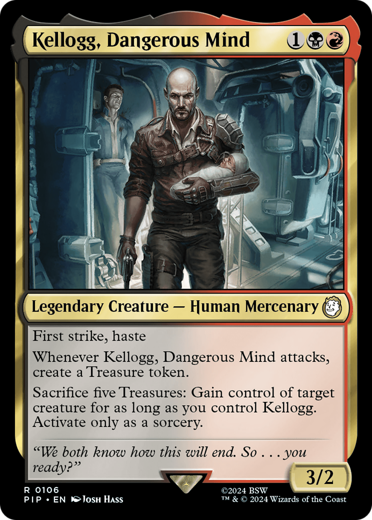 Kellogg, Dangerous Mind [Fallout] | Jomio and Rueliete's Cards and Comics