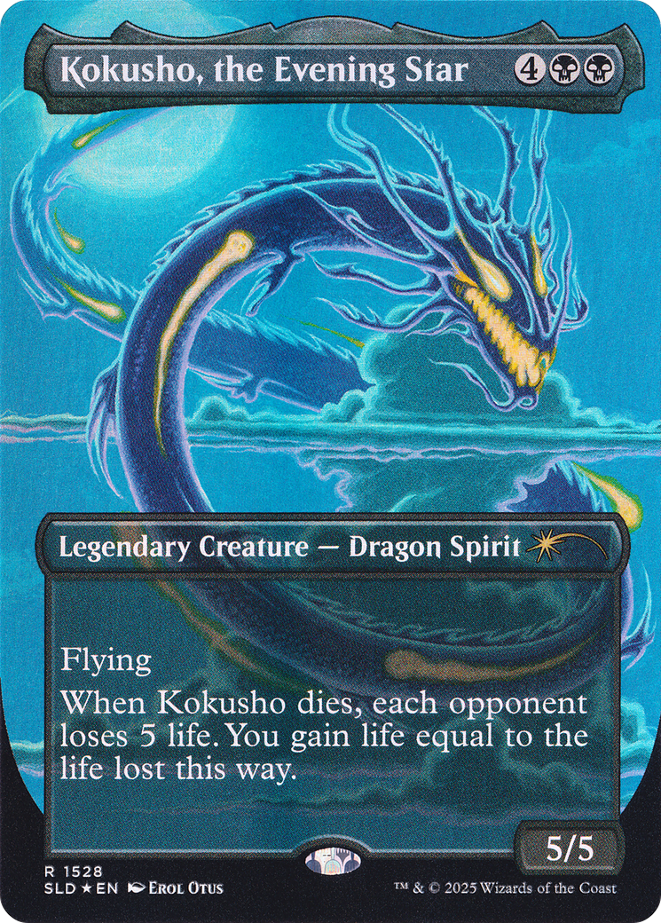 Kokusho, the Evening Star (Rainbow Foil) [Secret Lair Drop Series] | Jomio and Rueliete's Cards and Comics