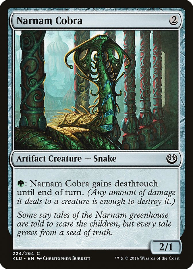 Narnam Cobra [Kaladesh] | Jomio and Rueliete's Cards and Comics