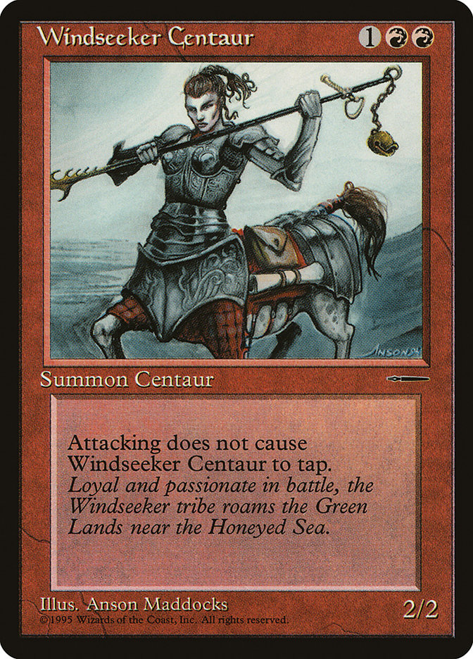 Windseeker Centaur (Book Promo) [HarperPrism Book Promos] | Jomio and Rueliete's Cards and Comics